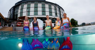 Das Bild zeigt die Mermaids Wolfsburg.